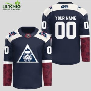 2024 Colorado Avalanche x Star Wars Night Personalized Jersey – Customizable Fan Gear