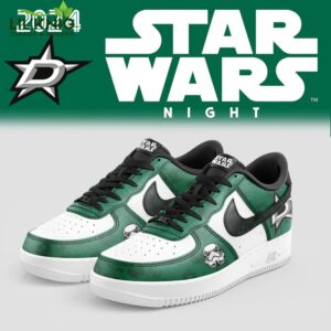 2024 Dallas Stars x Star Wars Night Nike Air Force 1 Shoes