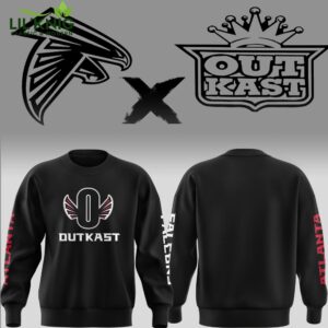 2024 Limited Edition Atlanta Falcons x OutKast Black Sweatshirt