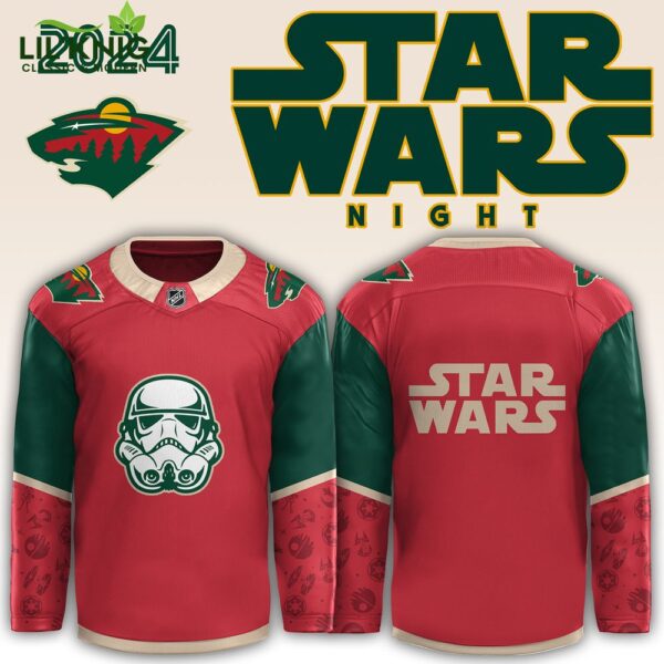 2024 Minnesota Wild x Star Wars Night Jersey, fan gear, special event.