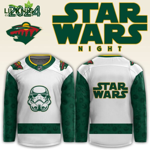 2024 Minnesota Wild x Star Wars Night Jersey, special release, collectible apparel.