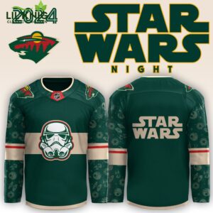 2024 Minnesota Wild x Star Wars Night Jersey, unique design, hockey fandom.