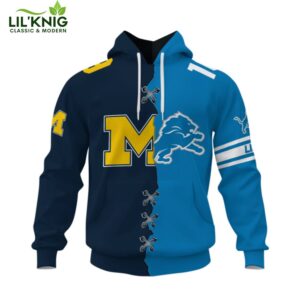 2024 New 3D M Lions x Nike White Hoodie – NFL Fan Gear