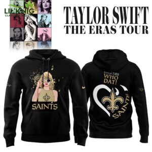 2024 New Orleans Saints x Taylor Swift The Eras Tour Collection Limited Hoodie – Pop Culture Apparel