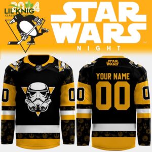 2024 Pittsburgh Penguins x Star Wars Night Custom Jersey – Themed Hockey Apparel