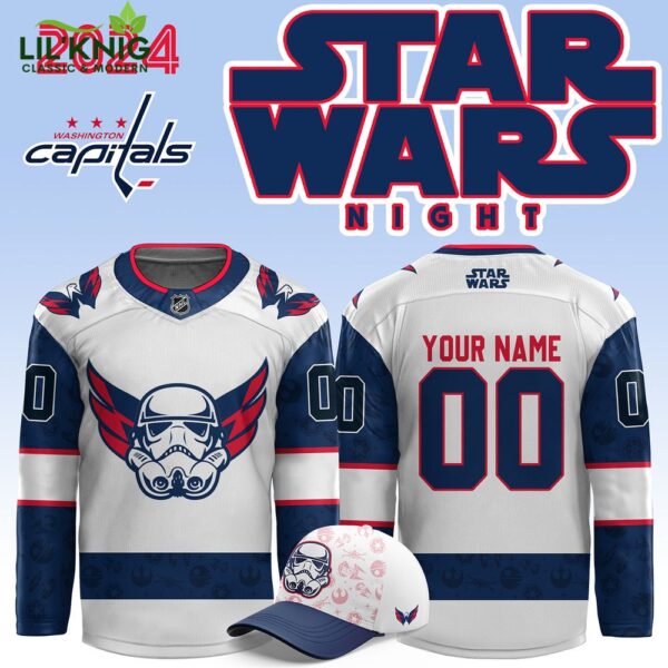 2024 Washington Capitals x Star Wars Night Personalized Jersey – Unique Collector’s Item