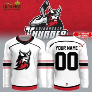 Adirondack Thunder Jersey 2024 Custom Name and Number