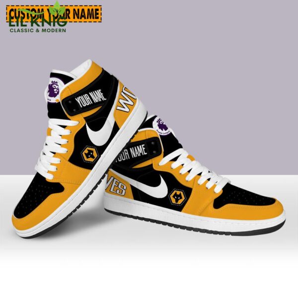 Air Jordan 1 Shoes Wolverhampton Wanderers Club For Fan 2024 Hot Limited Edition Customize