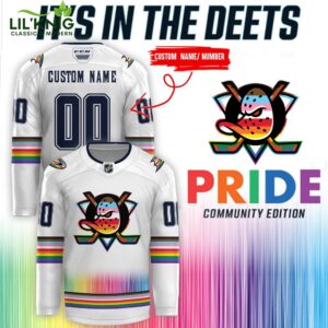 Anaheim Ducks x Pride Community Edition 2024 Custom Name Jersey | LGBTQ+ Pride NHL Jersey