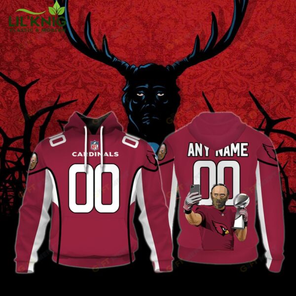 Arizona Cardinals X Hannibal Jersey Style Hoodie