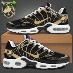 Army Black Knights Black Air Max Football Shoes Limited Edition