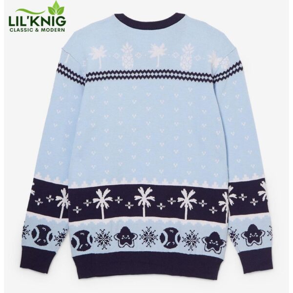 Bluey Bingo & Bluey Patterned Youth Holiday Sweater