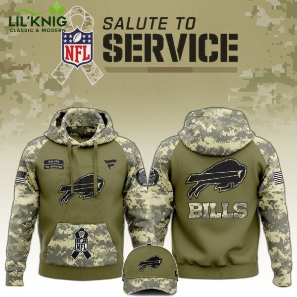 Buffalo Bills 2024 Salute to Service Limited Edition Hoodie – NFL Tribute