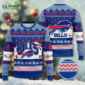 Buffalo Bills 3D Ugly Sweater – NFL Holiday Apparel