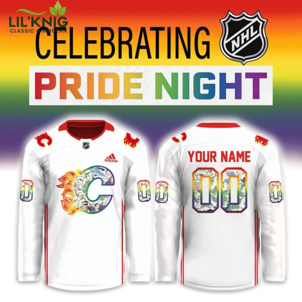 Calgary Flames 2024 Pride Night Combo Hockey Jersey