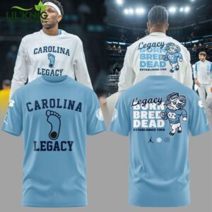 California Legacy UNC Basketball BORN BRED DEAD Limited Edition 2024 Blue T-Shirt