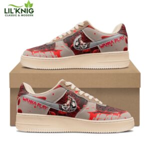 Chucky X Nike Air Force 1 Customized For Halloween Ver3