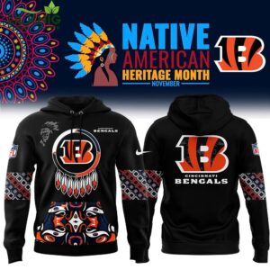 Cincinnati Bengals Men’s Nike 2024 Native American Heritage Month Premium Hoodie