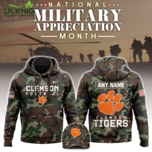 Clemson Football 2024 Military Appreciation Club Hoodie – College Sports Gear