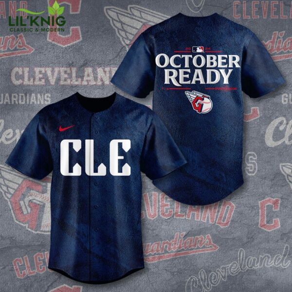 Cleveland Guardians October Ready Postseason 2024 Baseball Jersey