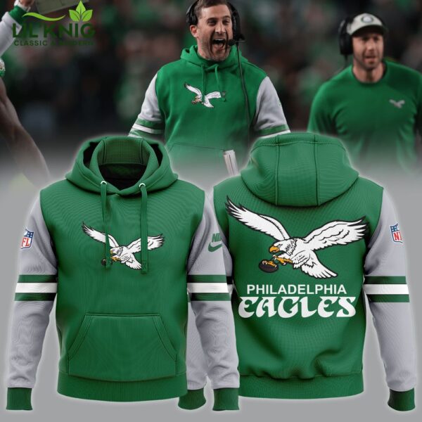 Coach Nick Sirianni’s Philadelphia Eagles “Kelly Green” Hoodie