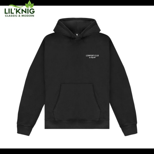 Comfort Club Basic Black Hoodie