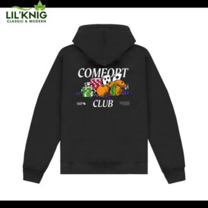 Comfort Club Basic Black Hoodie