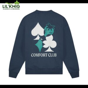 Comfort Club Navy Sweatshirt