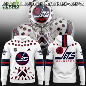 Connor Hellebuyck’s Winnipeg Jets 2024-25 Heritage Hoodie