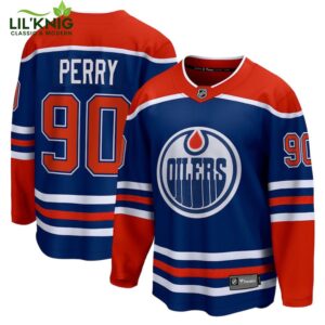 Corey Perry Edmonton Oilers Nhl Fanatics Breakaway Royal Home Jersey Vendor