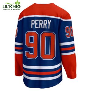 Corey Perry Edmonton Oilers Nhl Fanatics Breakaway Royal Home Jersey Vendor