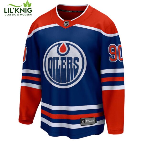 Corey Perry Edmonton Oilers Nhl Fanatics Breakaway Royal Home Jersey Vendor