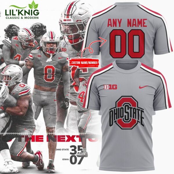 Custom Name Ohio State Buckeyes Nike Gray Game 2024 Limited Shirt