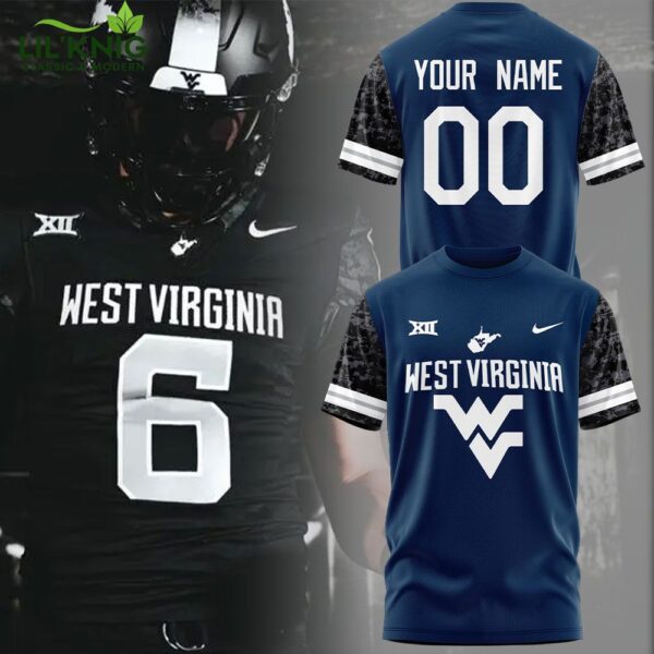 Custom Name West Virginia Football New Design Hot Version 2024 Limited Edition Tshirt