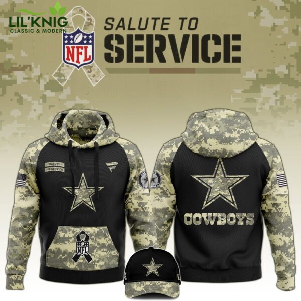 Dallas Cowboys 2024 Salute to Service Limited Edition Hoodie – NFL Military Gear