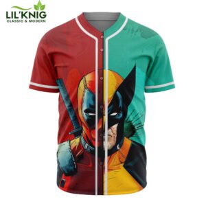 Deadpool And Wolverine Marvels Baseball Jersey