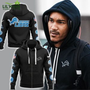 Detroit Lions L Football Team Zip Hoodie Special Edition