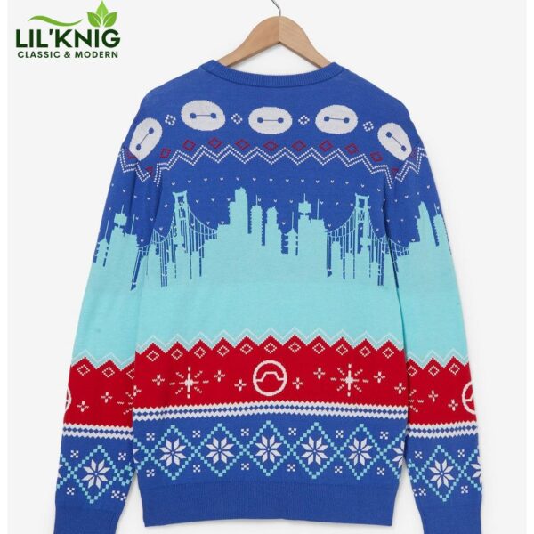 Disney Big Hero 6 Baymax With Mochi Holiday Sweater