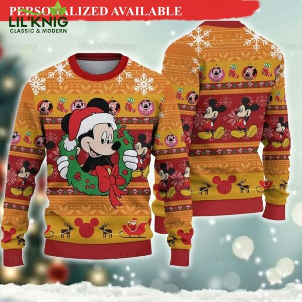 Disney Mickey Christmas Ugly Sweater – Ugly Christmas Sweater