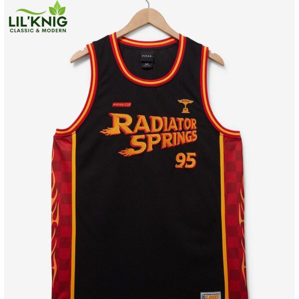 Disney Pixar Cars Lightning Mcqueen Basketball Jersey