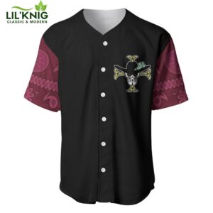 Dracule Mihawk Baseball Jersey One Piece Baseball Jersey Anime Baseball Jersey