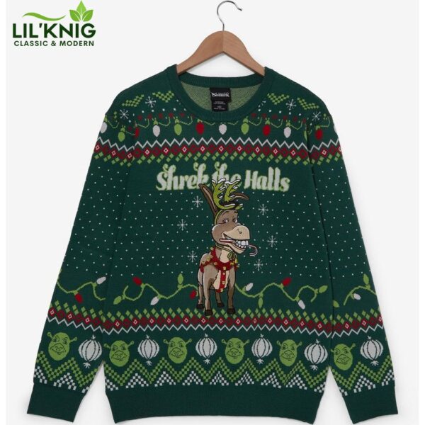 Dreamworks Shrek Donkey Holiday Sweater