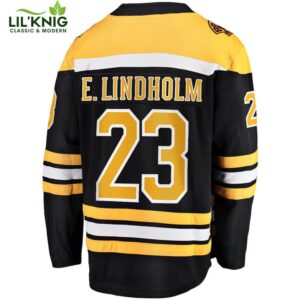 Elias Lindholm Boston Bruins Nhl Fanatics Breakaway Home Jersey