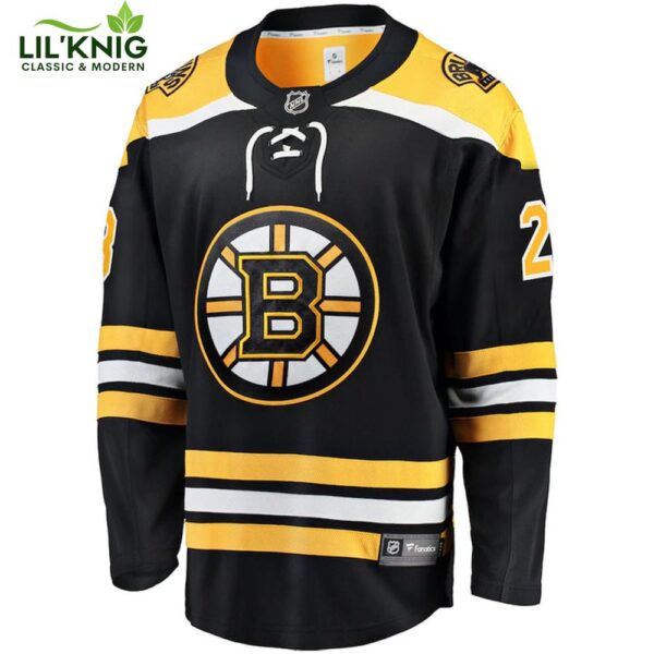 Elias Lindholm Boston Bruins Nhl Fanatics Breakaway Home Jersey