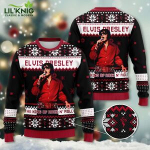 Elvis Presley 2024 Christmas Ugly Sweater