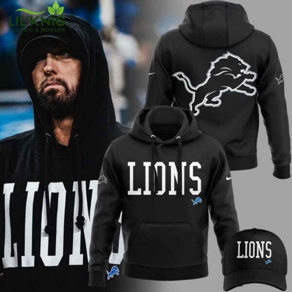 Eminem x Detroit Lions Hoodie Limited Edition – Music and Sports Fusion