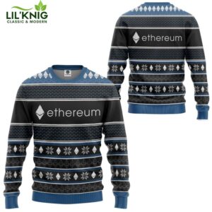 Ethereum Christmas Ugly Hot Sweater 2024 Christmas