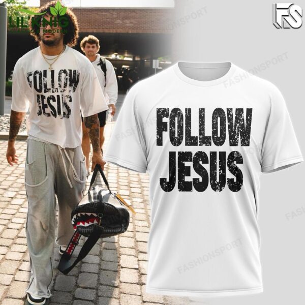 Follow Jesus White T-Shirt 2024