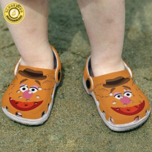 Footwearmerch Fozzie Bear The Muppet Cartoon Crocs Crocband Clogs Shoes Comfortable For Men Women and Kids