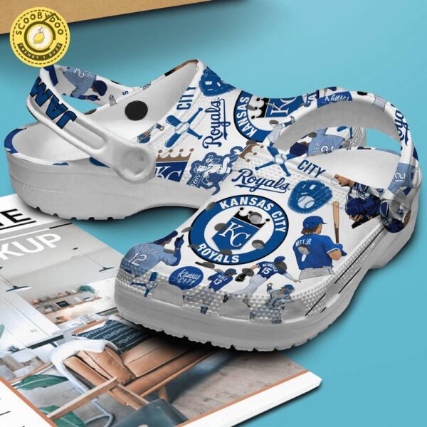 Footwearmerch Kansas City Royals MLB Sport Crocs Clogs Crocband Shoes Comfortable For Men Women and Kids